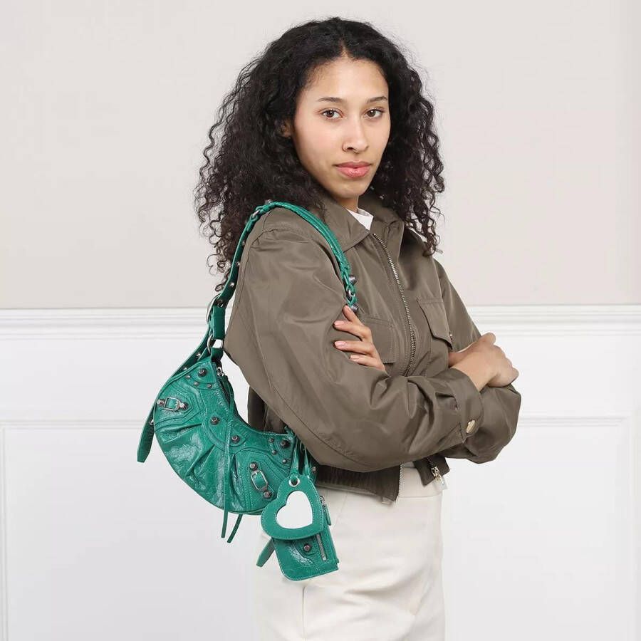 Balenciaga Hobo bags Le Cagole XS Shoulder Bag in groen