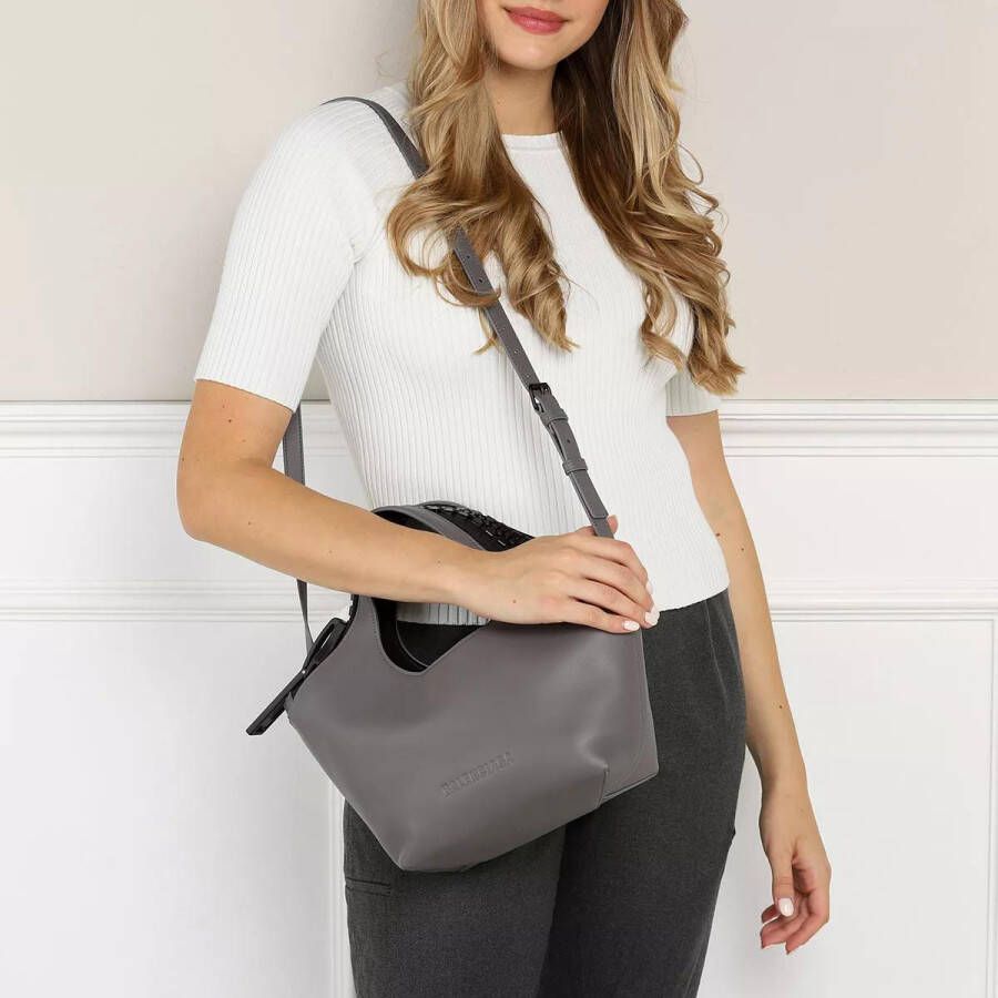 Balenciaga Satchels Megazip Top Handle Bag Leather in grijs