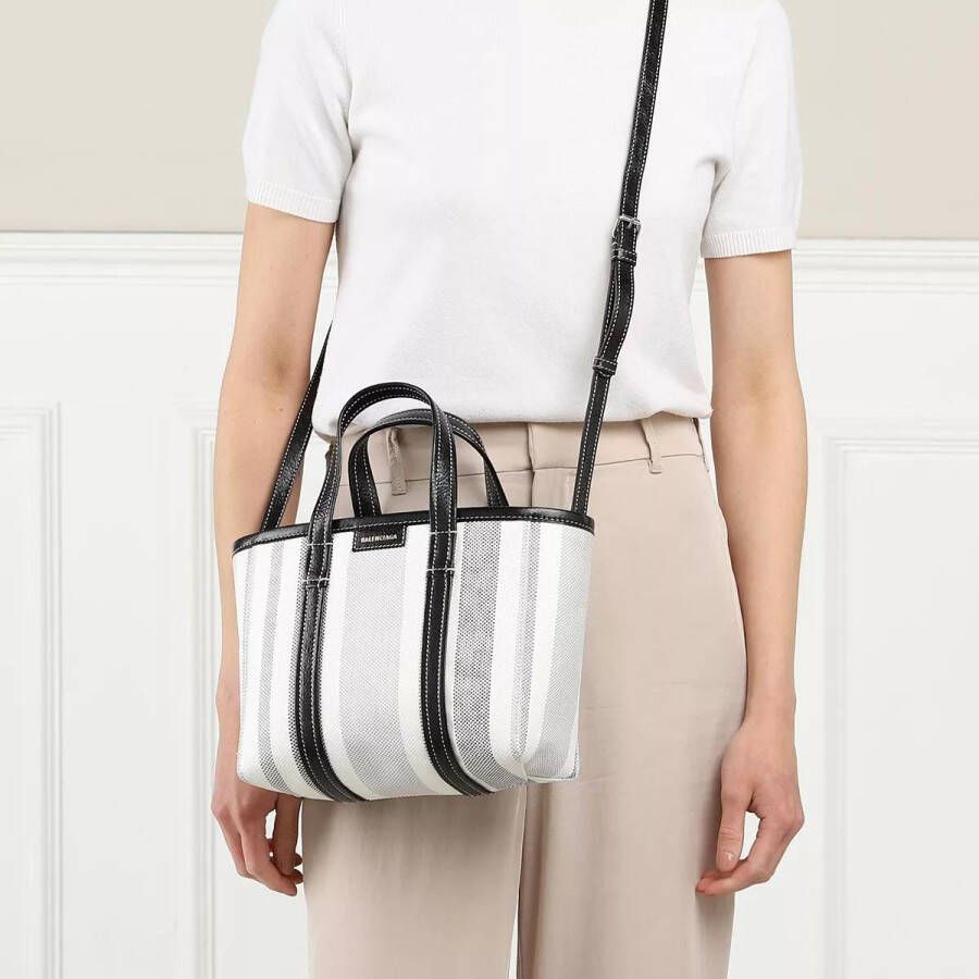 Balenciaga Shoppers Barbes Small East West Shopping Bag in grijs