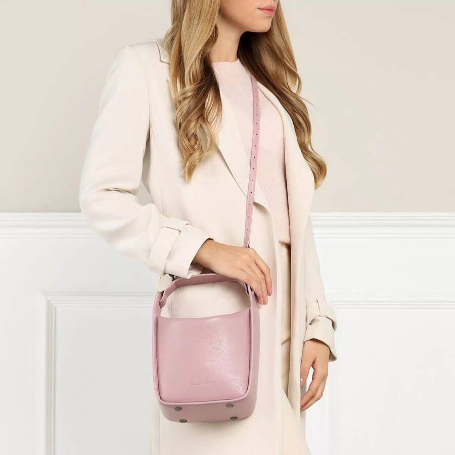 Furla Zwarte Crossbody Tas met Ronde Vorm Black Dames