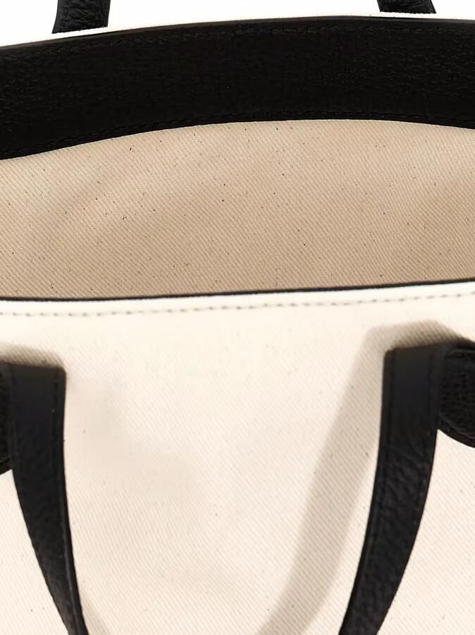 Bally Leren Bucket Tas in Wit en Zwart Black Heren - Foto 2