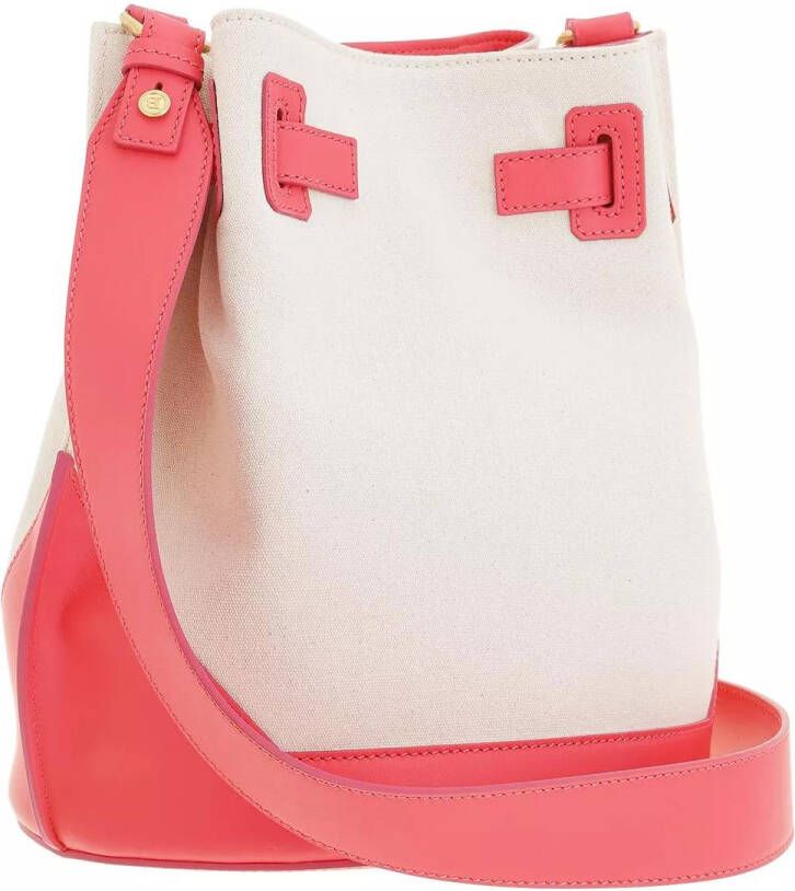 Valextra Bucket bags Steel Blue Leather Small Bucket Bag in blauw