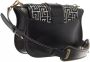 Balmain Crossbody bags Blaze leather bag with jacquard monogram in zwart - Thumbnail 1