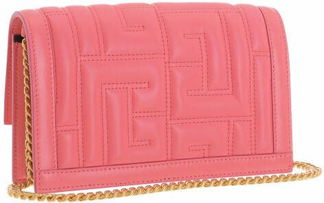 Balmain Crossbody bags Mini 1945 Shoulder Bag Quilted Leather in pink