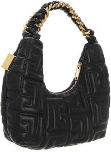 Balmain Hobo bags Pillow Hobo Bag Quilted Leather in black