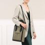 Balmain Shoppers B-Army 26 Shopper Canvas in groen - Thumbnail 1