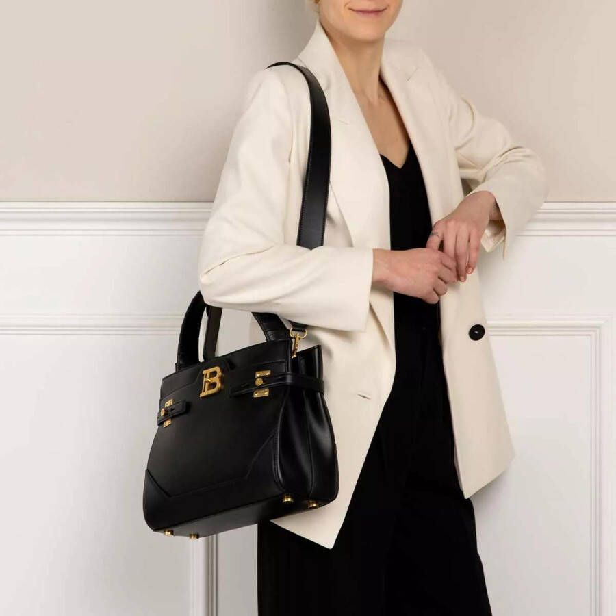 Balmain Totes BBUZZ Top Handle Bag in zwart