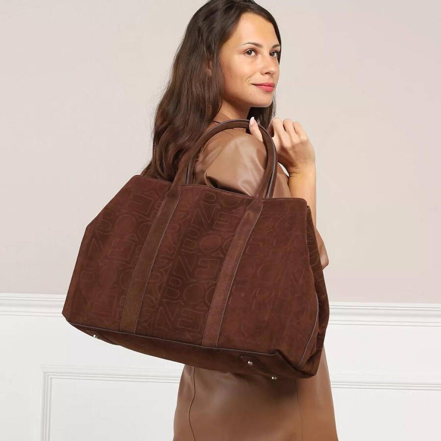 Bogner Totes Tenna Velluto Theresa Handbag XL in bruin