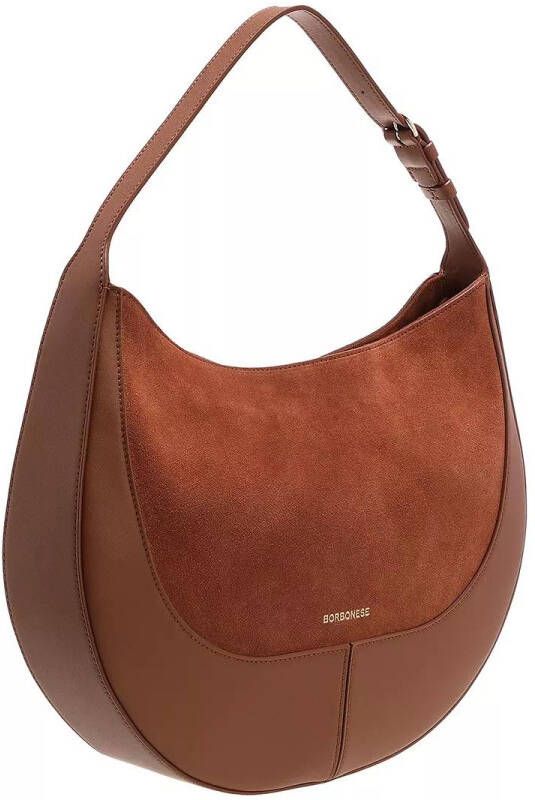 Borbonese Hobo bags Medium Hobo Bag in cognac