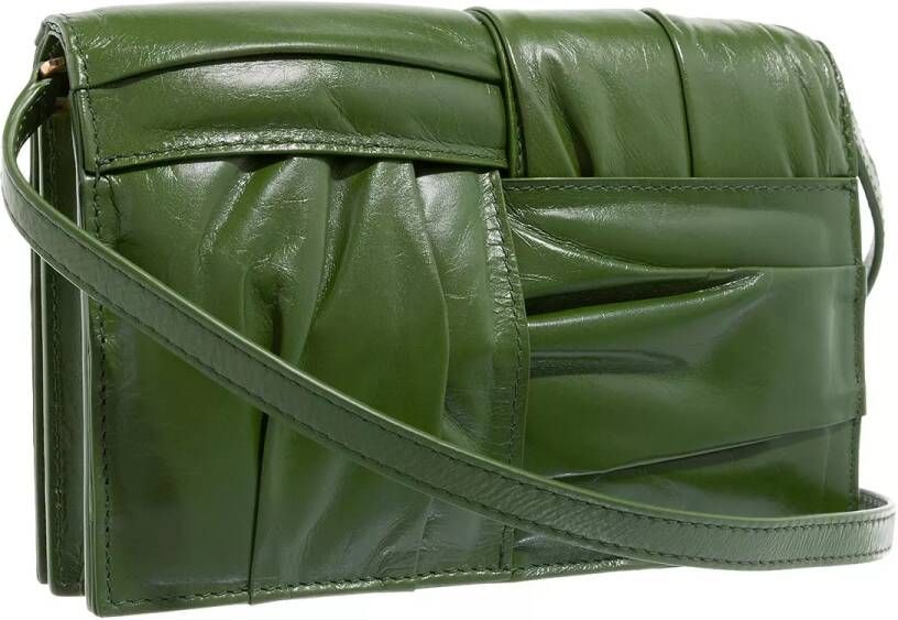Bottega Veneta Crossbody bags Cassette Bag In Woven Leather in groen