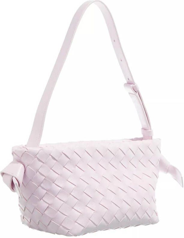 Bottega Veneta Crossbody bags Crossbody Bag Leather in poeder roze