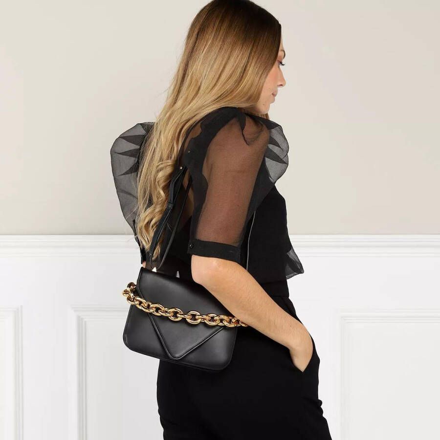 Bottega Veneta Crossbody bags Small Mount Chain Crossbody Bag Calfskin in zwart