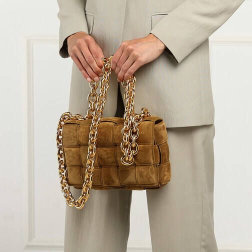 Bottega Veneta Crossbody bags The Chain Cassete Shoulder Bag in bruin