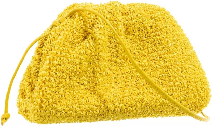 Bottega Veneta Pochettes Boucle Mini Pouch Bag in geel