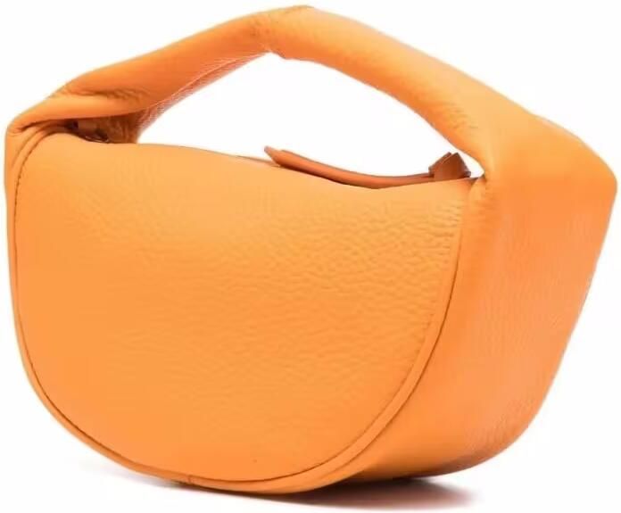 By FAR Oranje Leren Handtas met Kettingriem Orange Dames - Foto 6