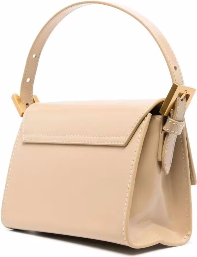 By FAR Klassieke Doosvormige Leren Cross Body Tas Beige Dames - Foto 2