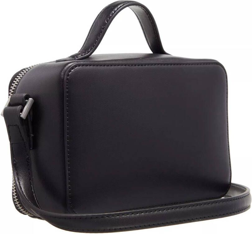 Calvin Klein Zwarte Polyester Handtas met Verstelbare Band Black Dames