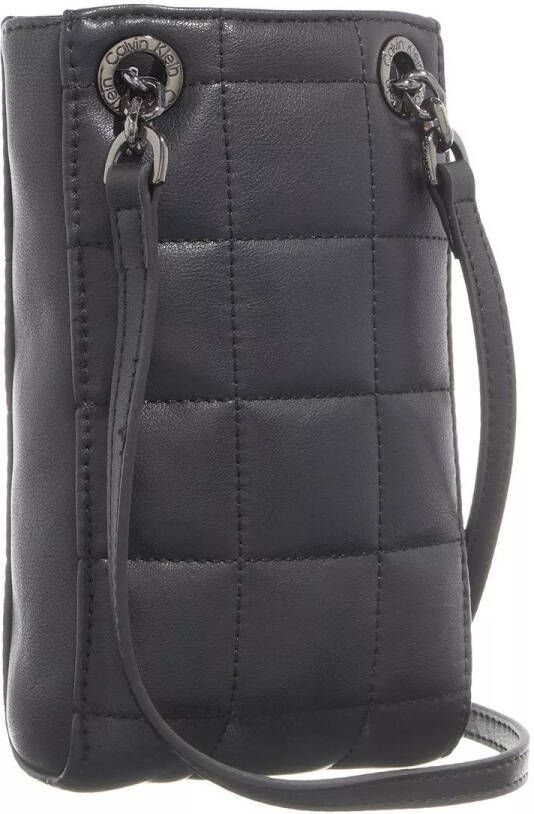 Calvin Klein Crossbody bags Re-Lock Quilt Phone Crossbody in zwart