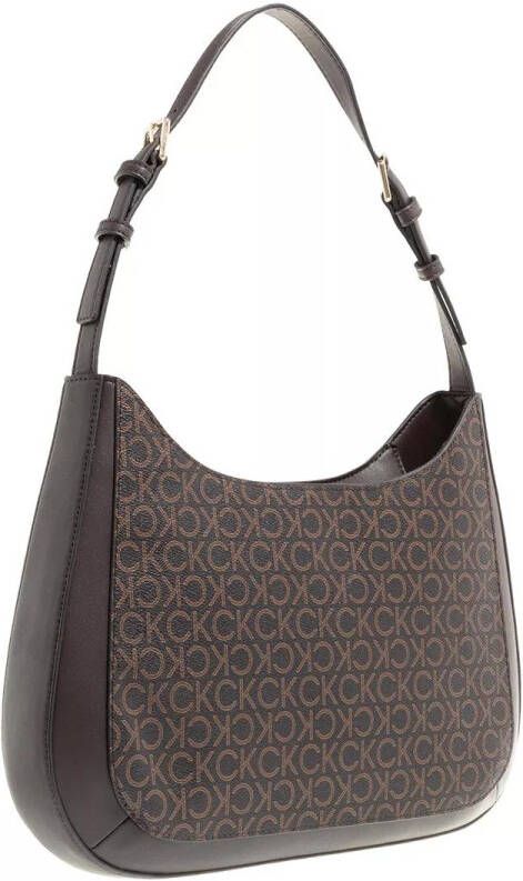 Calvin Klein Hobo bags Ck Must Shoulder Bag Medium Mono in bruin