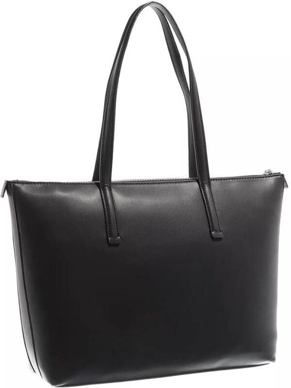 Calvin Klein Must Shopper Tas van Eco Leer Zwart Dames