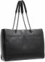Calvin Klein Zwarte polyester handtas met kettinghandvatten Black Dames - Thumbnail 1
