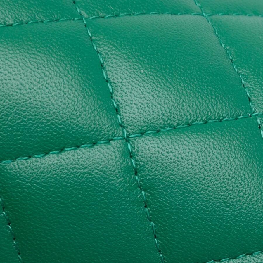 Chanel Hobo bags 2021-2024 Quilted Lambskin Afternoon Tea Vanity Ca in groen