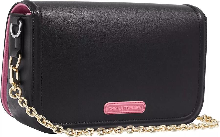 Chiara Ferragni Collection Zwarte schoudertas van imitatieleer met Eyelike-logo Black Dames - Foto 3