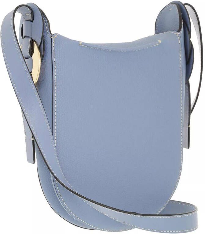 Chloé Bucket bags Darryl Shoulder Bag Grained Leather in blauw
