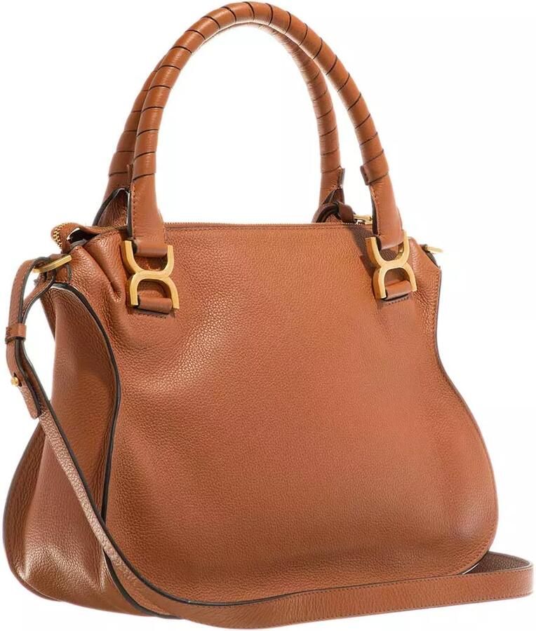 Chloé Leren schoudertas in medium formaat Brown Dames - Foto 3