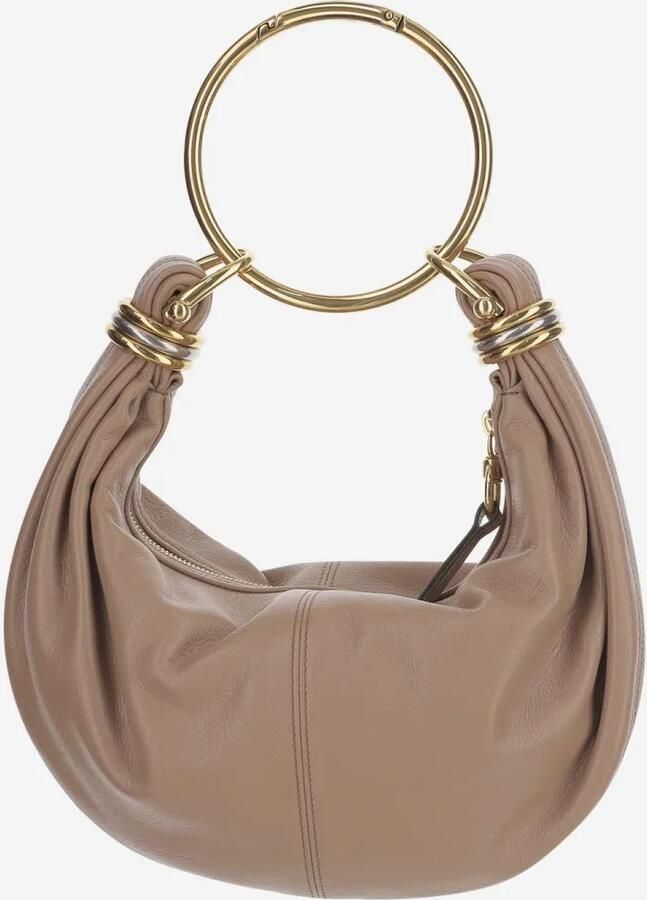 Chloé Hobo bags Bracelet Hobo Bag Small Leather in bruin