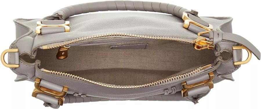 Chloé Kleine Dubbele Draagtas in Cashmere Grey Gray Dames - Foto 11