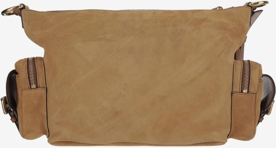 Chloé Hobo bags Suede Camera Bag in bruin