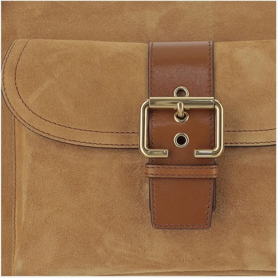 Chloé Hobo bags Suede Camera Bag in bruin - Foto 2