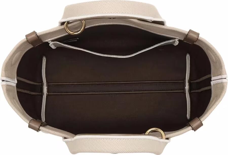 Chloé Beige Schoudertas met Drukknoopsluiting Beige Dames - Foto 12