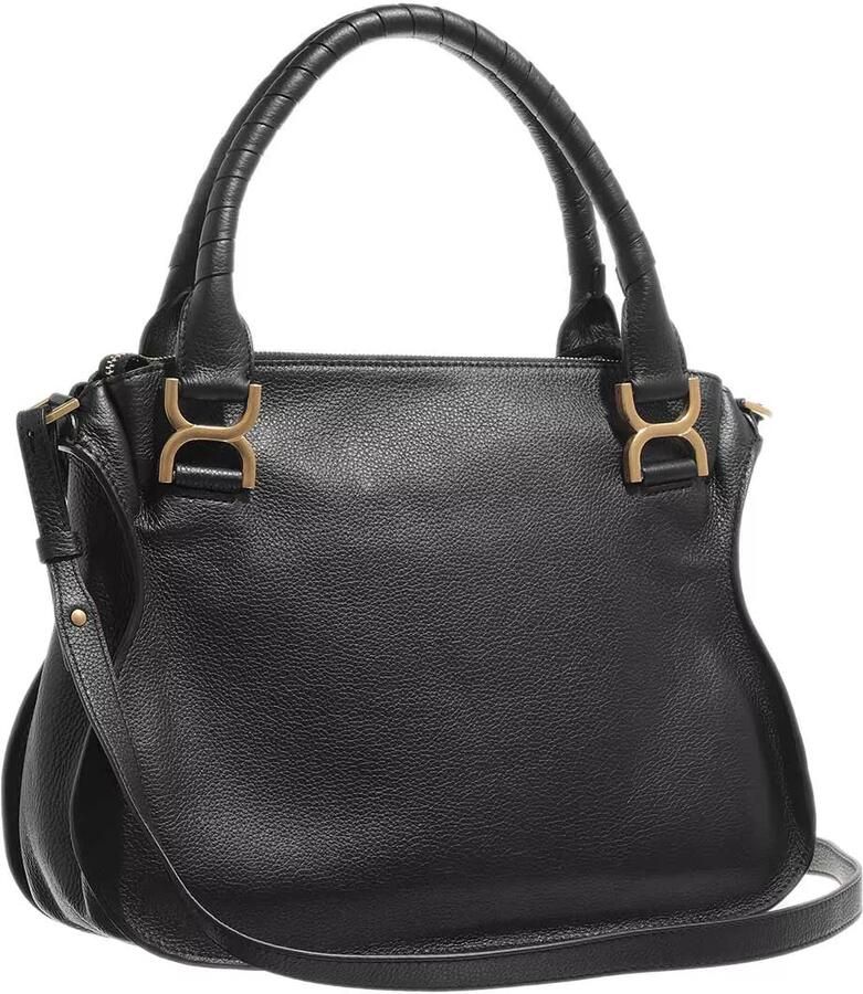 Chloé Shoppers & Totes Marcie Shoulder Bag Large in zwart