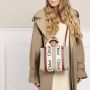 Chloé Stijlvolle Canvas Handtas met Leren Afwerking Brown Dames - Thumbnail 1