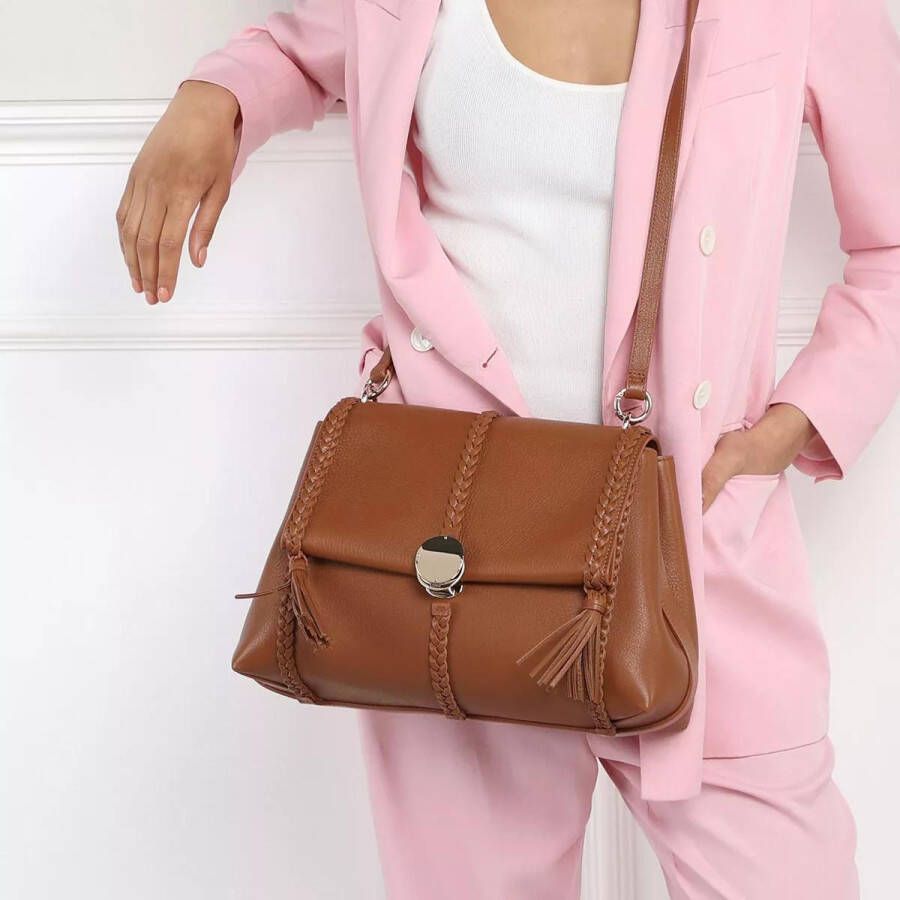 Chloé Crossbody bags Shoulder Bag Leather in cognac