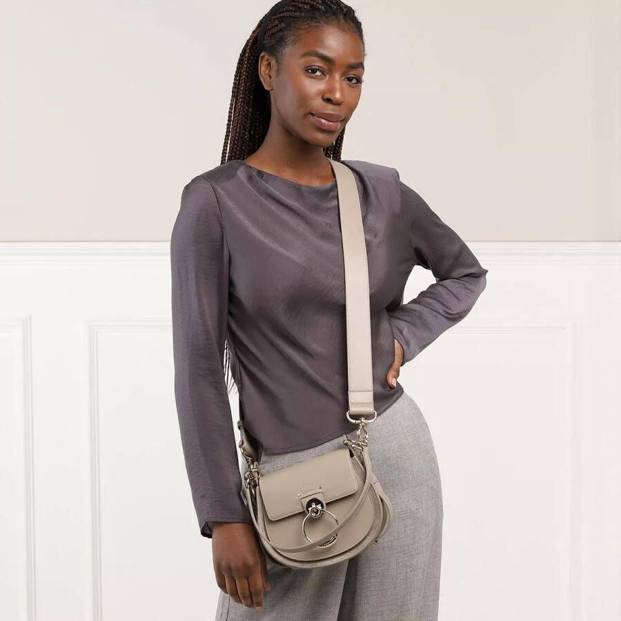 Chloé Crossbody bags Tess Shoulder Bag Leather in grijs