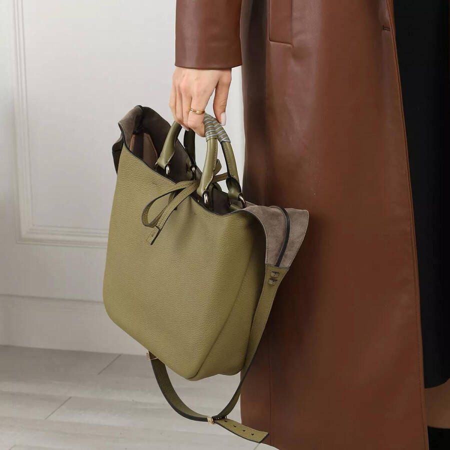 Marc Jacobs Totes & shoppers The Leather Small Tote Black Handbag in zwart