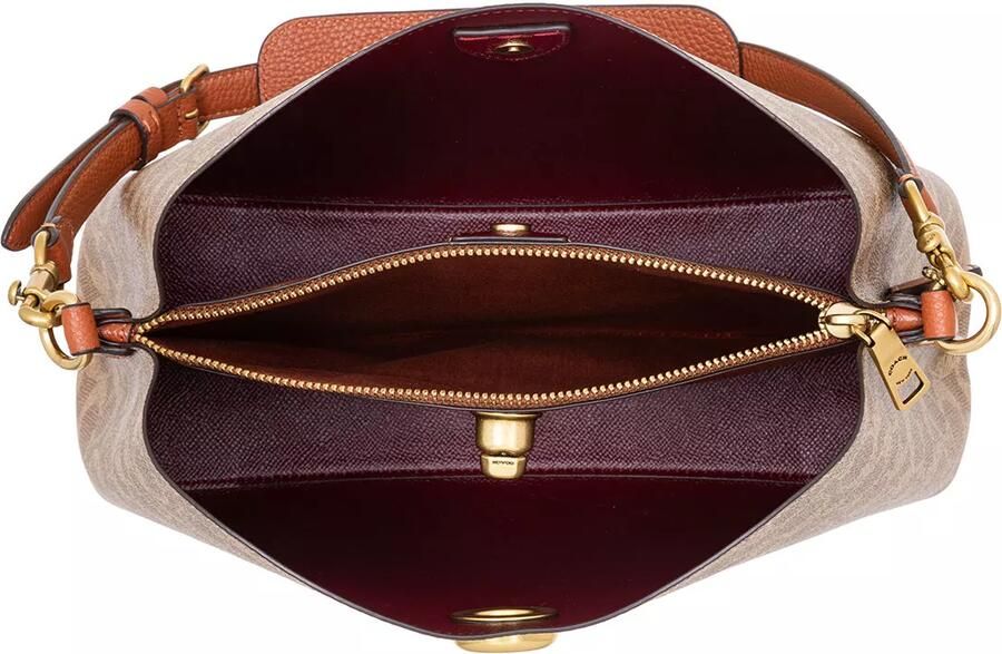 Coach Bucket bags Coated Canvas Signature Willow Shoulder Bag in beige - Foto 3