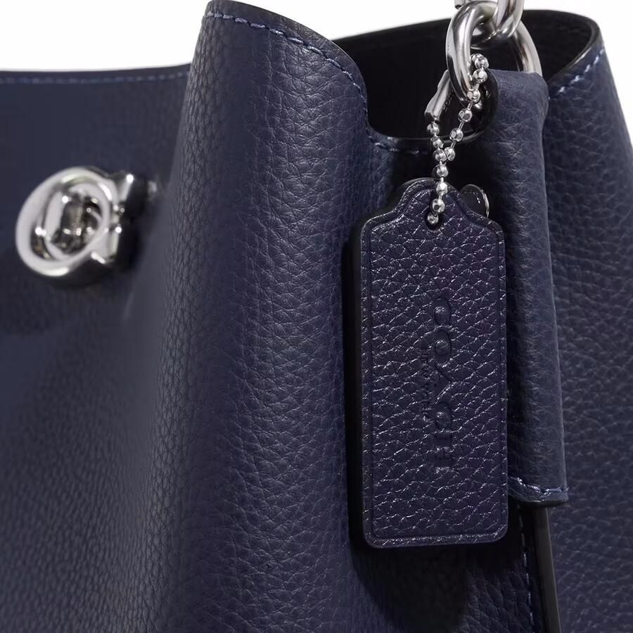 Coach Bucket bags Polished Pebble Leather Willow Bucket Bag 21 in blauw
