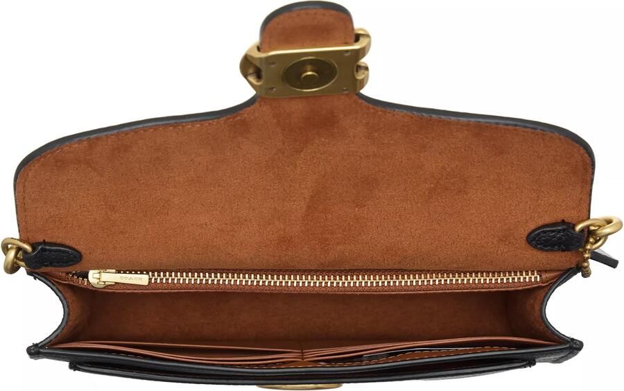 Coach Crossbody bags Polished Pebble Leather Tabby Chain Clutch in zwart - Foto 8