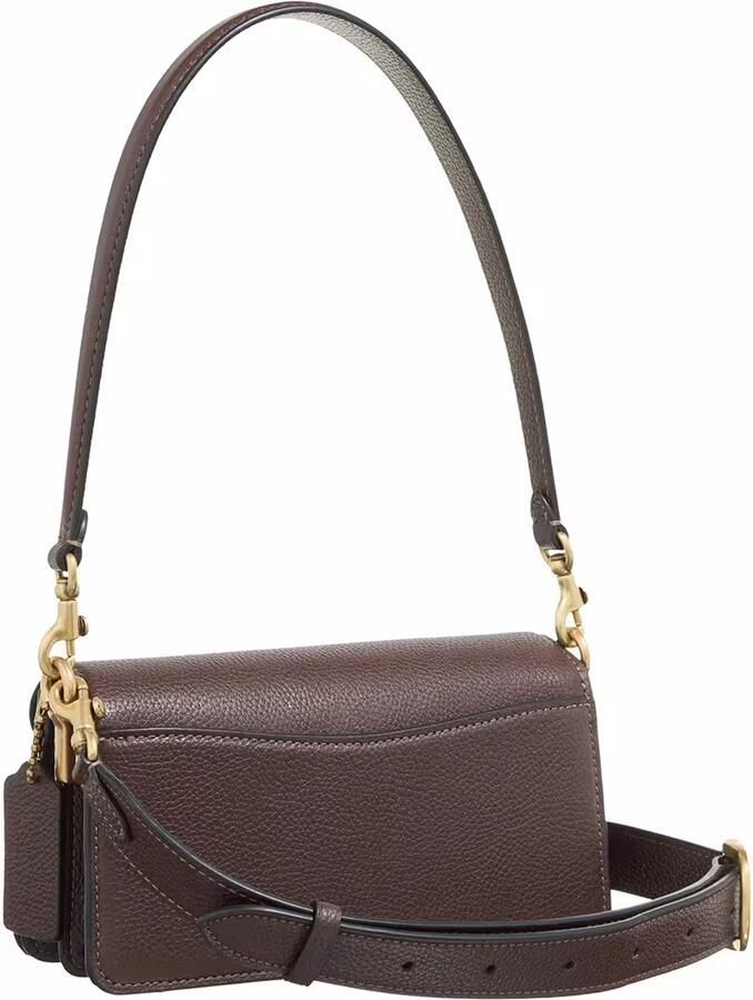 Coach Crossbody bags Polished Pebble Leather Tabby Shoulder Bag 20 Refr in bruin - Foto 4