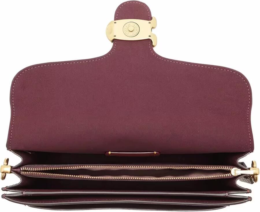 Coach Crossbody bags Polished Pebble Leather Tabby Shoulder Bag 26 Refr in rood - Foto 5