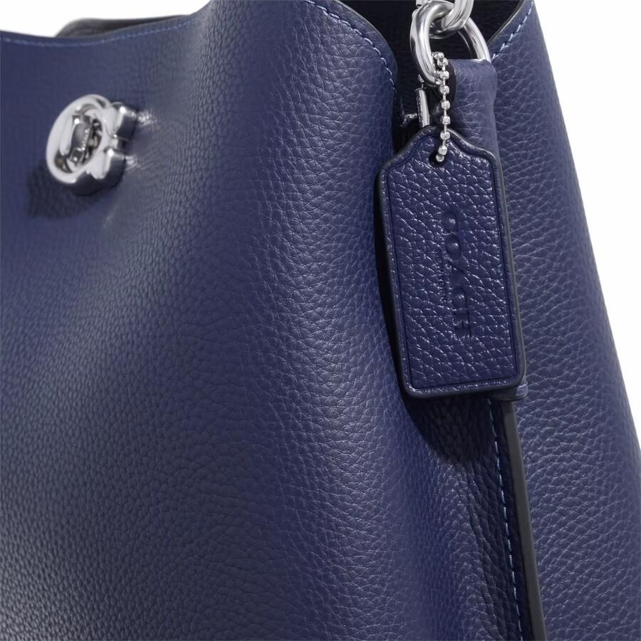 Coach Crossbody bags Polished Pebble Leather Willow Shoulder Bag in blauw