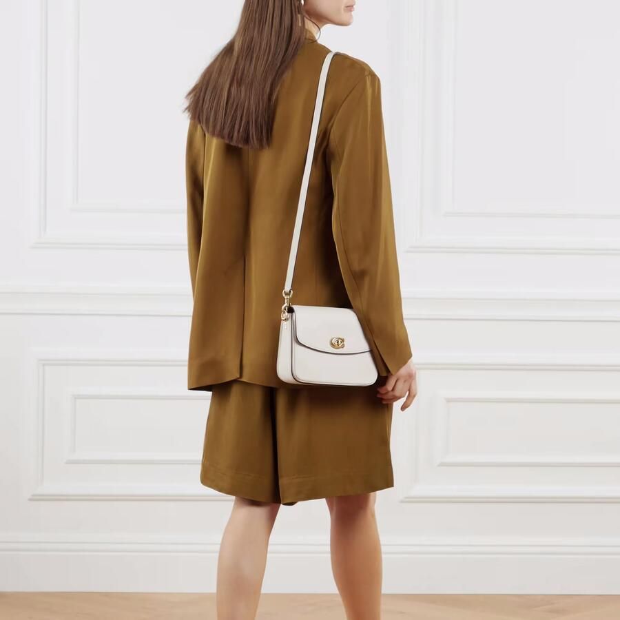 Coach Crossbody bags Polished Pebbled Leather Cassie Crossbody 19 in crème