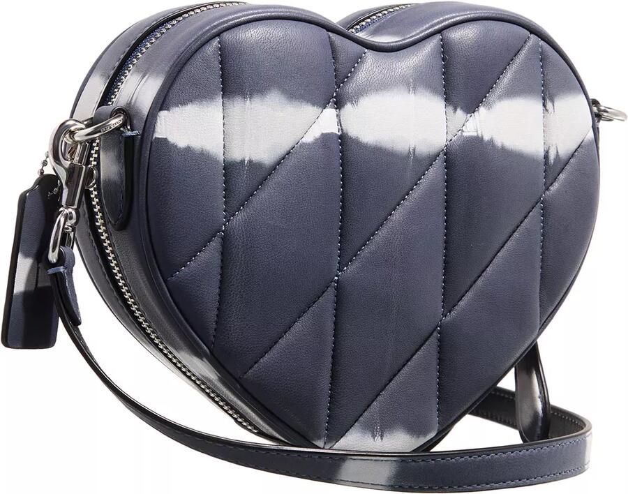 Coach Crossbody bags Quilted Tie-Dye Heart Crossbody in blauw