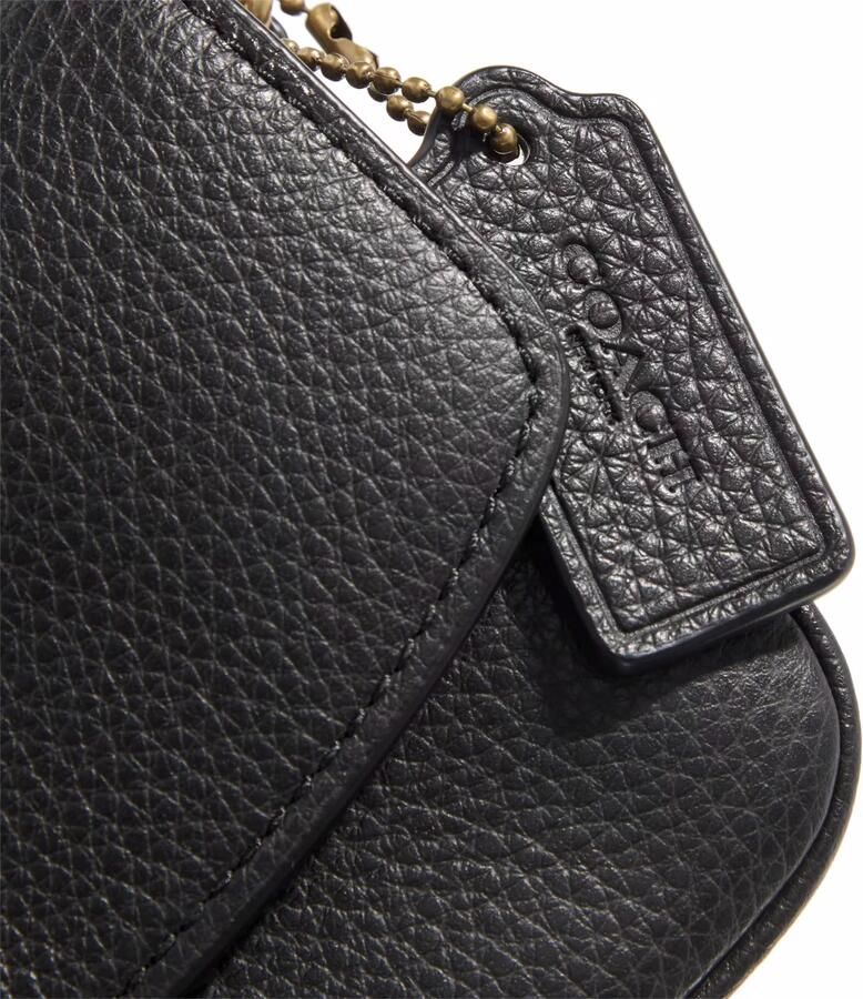 Coach Crossbody bags Refined Pebble Leather Cassie Crossbody 17 in zwart