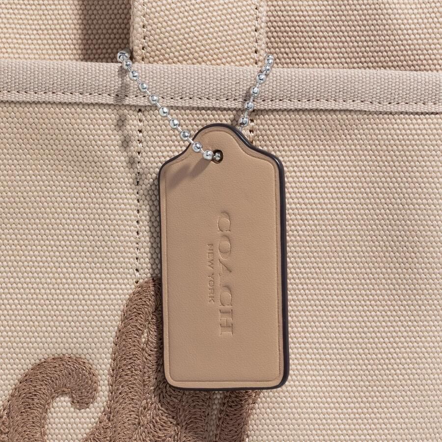 Coach Beige Cargo Tote Handtas Beige Dames - Foto 5