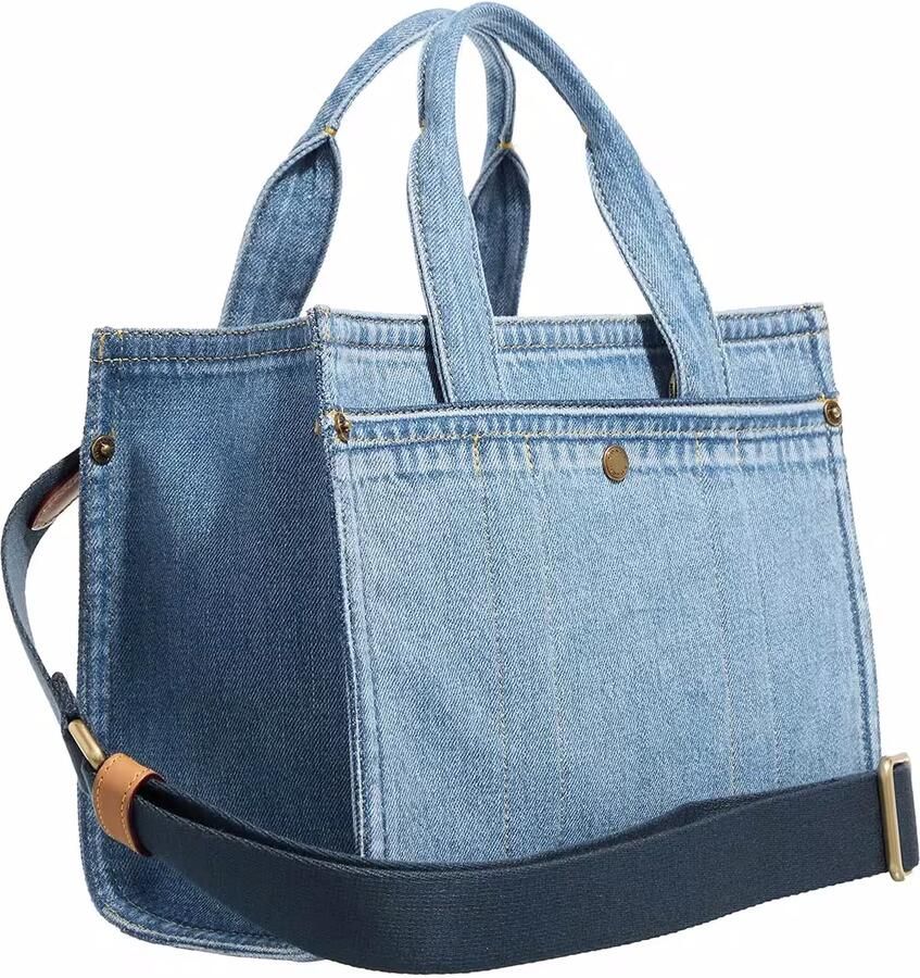 Coach Shoppers & Totes Denim Cargo Tote 26 in blauw